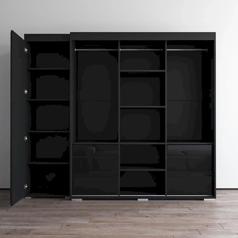 Armoire avec porte miroir