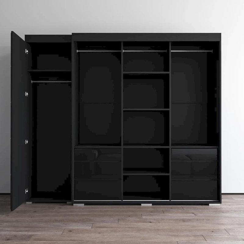 Armoire avec porte miroir