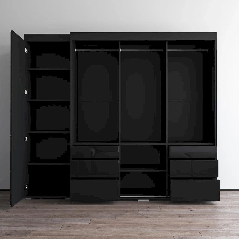 Armoire avec porte miroir