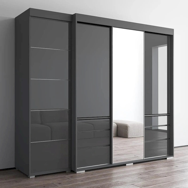 Armoire avec porte miroir