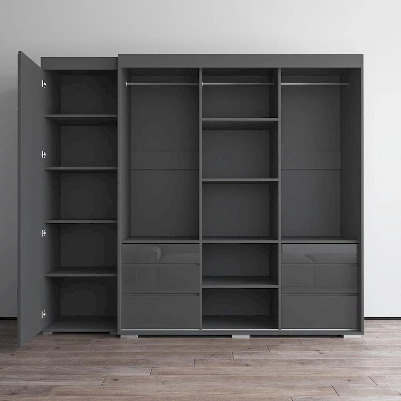 Armoire avec porte miroir