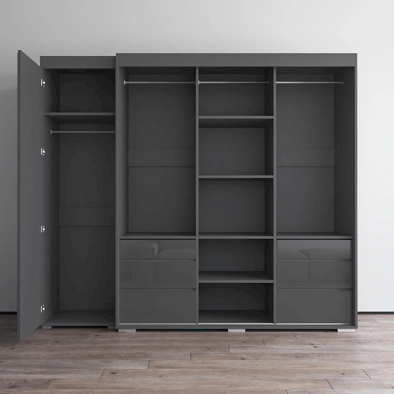 Armoire avec porte miroir