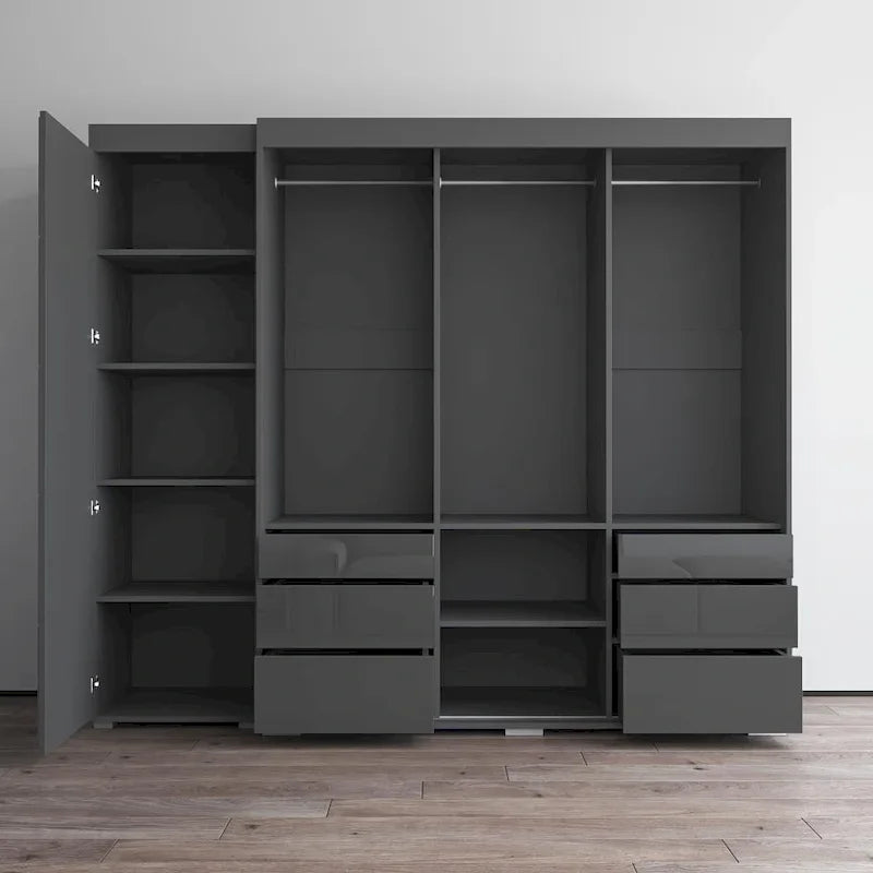 Armoire avec porte miroir