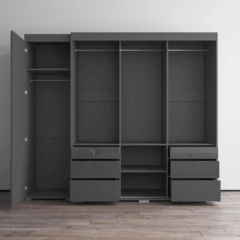 Armoire avec porte miroir