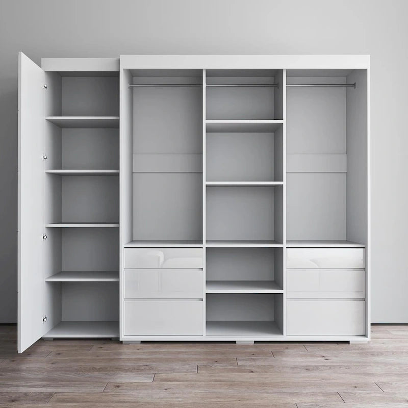 Armoire avec porte miroir