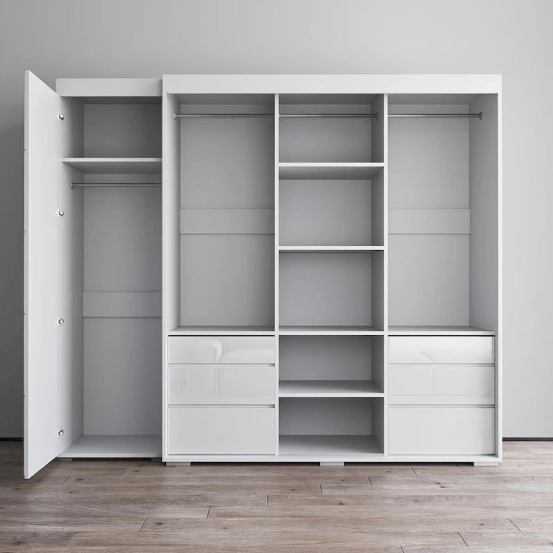 Armoire avec porte miroir