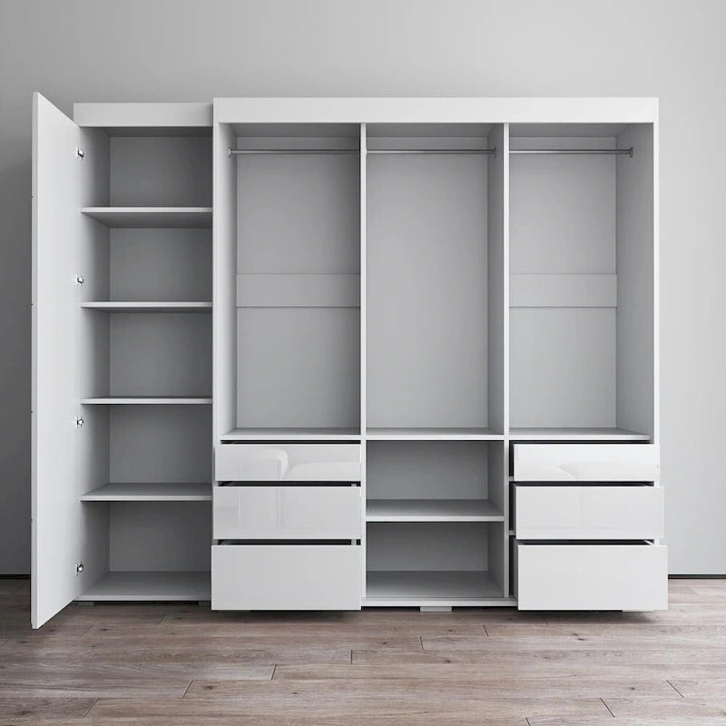 Armoire avec porte miroir