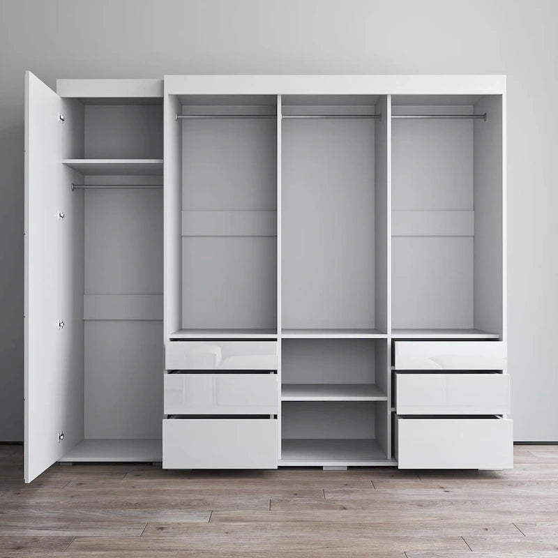 Armoire avec porte miroir