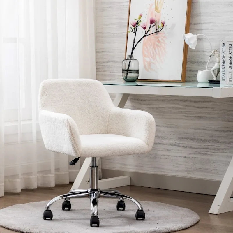 Chaise de bureau pivotante réglable en hauteur pour bureau à domicile