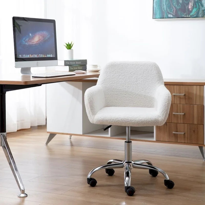 Chaise de bureau pivotante réglable en hauteur pour bureau à domicile
