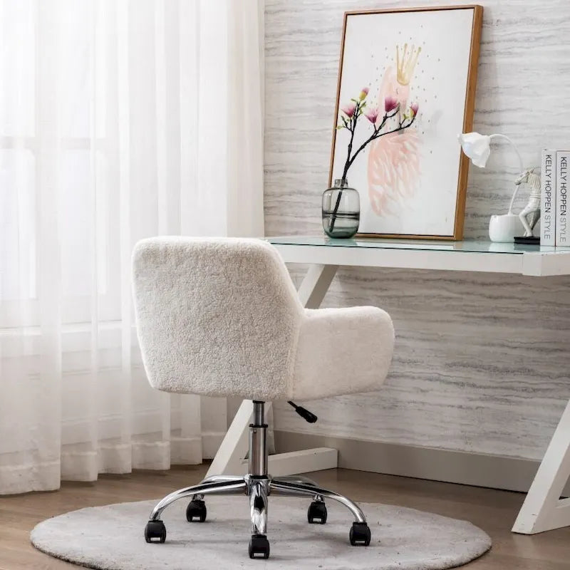Chaise de bureau pivotante réglable en hauteur pour bureau à domicile