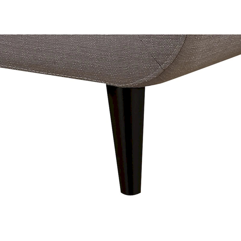 Canapé gris moderne du milieu du siècle