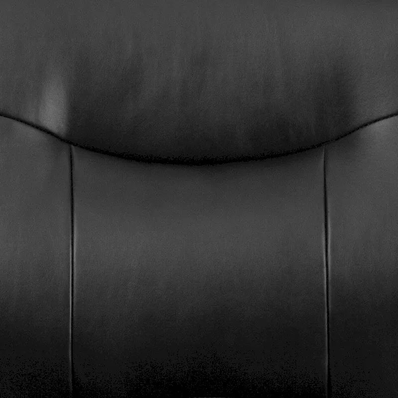 Chaise de réception de direction rembourrée à piètement luge pour grandes et fortes corpulences