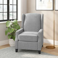 Fauteuil inclinable à dossier haut avec ressorts ensachés et garniture cloutée