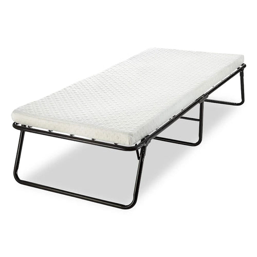 Lit pliant 14" avec matelas luxueux en mousse à mémoire de forme, lit d'appoint portable