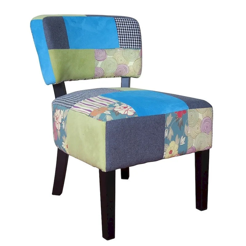 Fauteuil d'appoint en patchwork