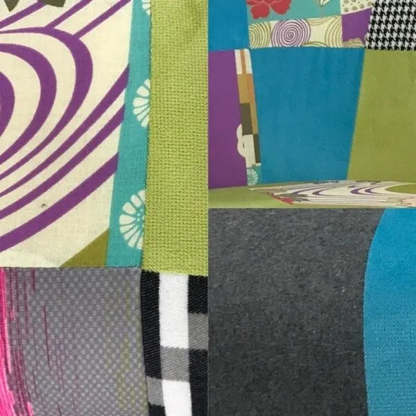 Fauteuil d'appoint en patchwork