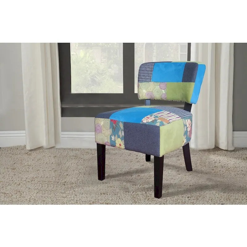 Fauteuil d'appoint en patchwork