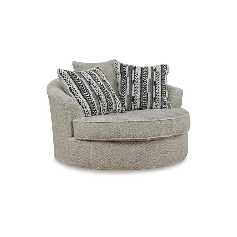 Fauteuil pivotant surdimensionné - 56L x 55P x 36H