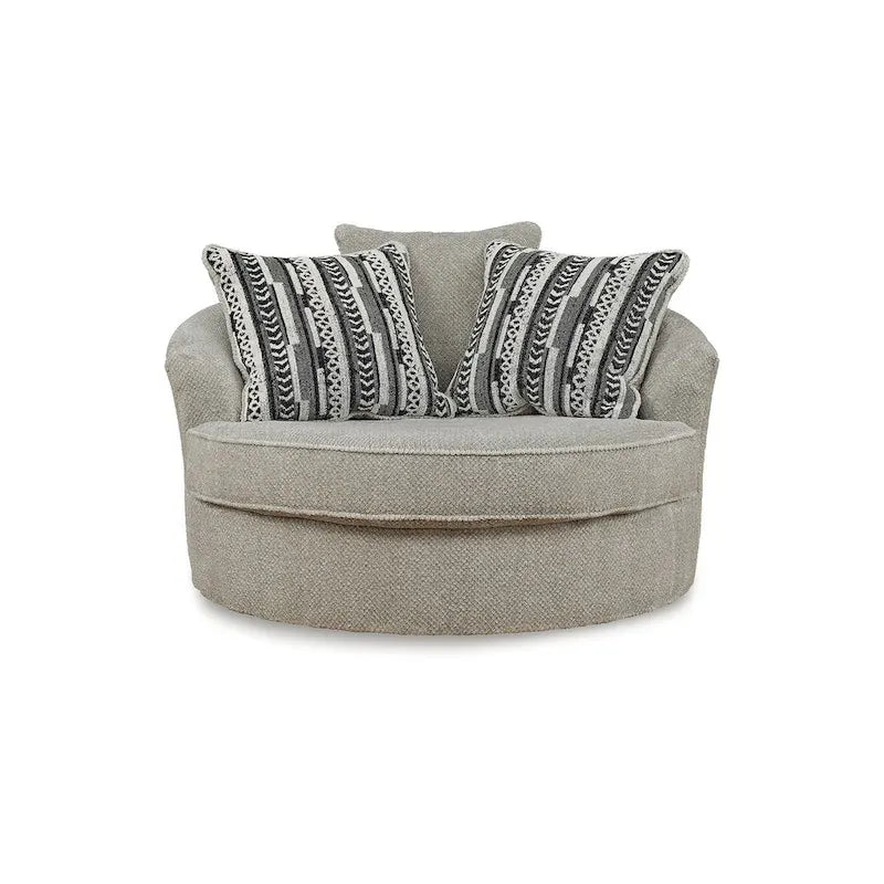 Fauteuil pivotant surdimensionné - 56L x 55P x 36H